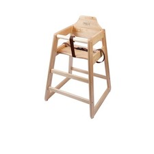 High Chairs Tan Birch Wood