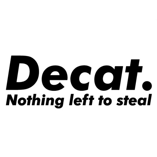 Decat sticker joke funny - sticker,