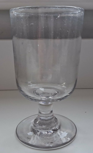 Victorian glass pub rummer - victorian,