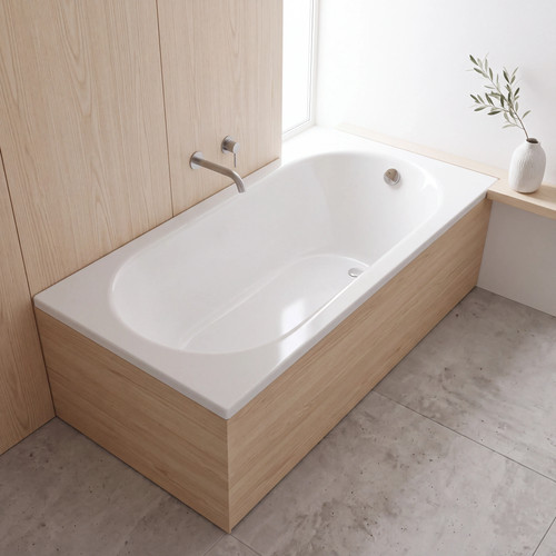 1300 700mm single ended - x, bath