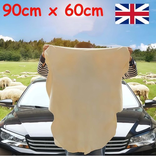 Large natural chamois leather - large,