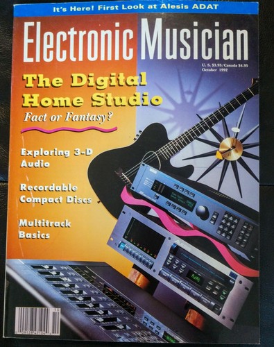 Electronic musician oct 1992 - electronic,