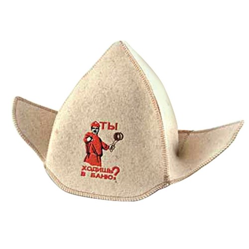 Russia sauna hat with - sauna,