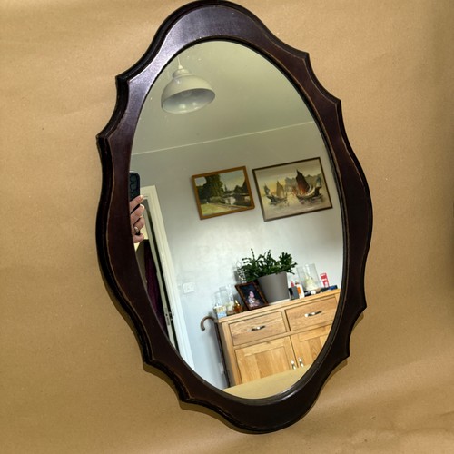 Vintage scalloped shield wall - vintage,