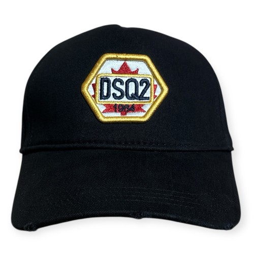 Dsquared2 black baseball cap - black,