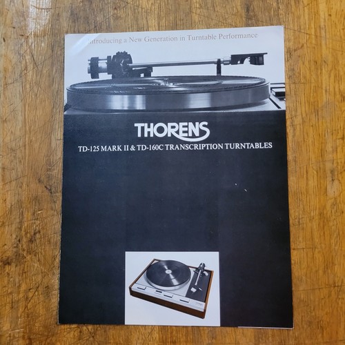 Thorens 125 td 160c - thorens, td-125