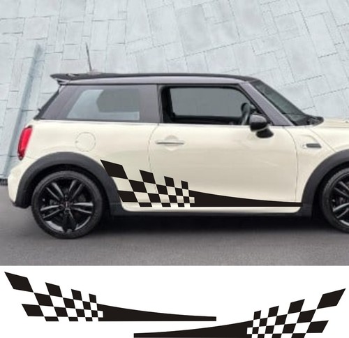 Side chequer stripes - side,