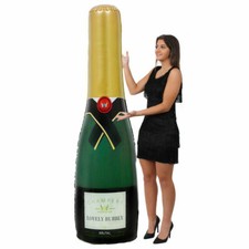 180CM GIANT INFLATABLE CELEBRATION CHAMPAGNE BOTTLE BLOW UP DECORATION WEDDING
