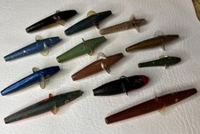 12 Vintage Brass Devon Minnows / Vintage Lures / Nice Little Lot - No 5