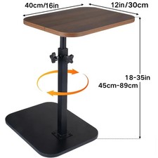 C-Shaped Compact Sofa Side End