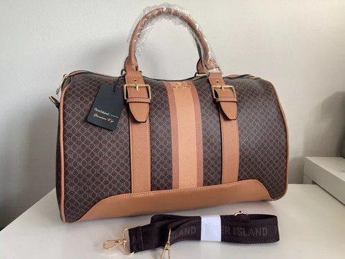 River island brown monogram - river,