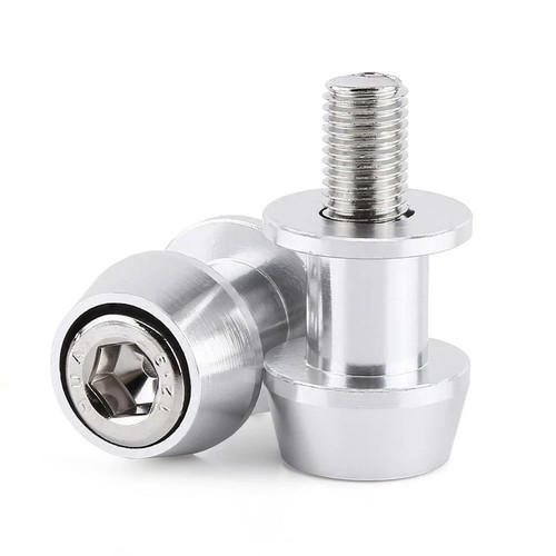 2pcs 8mm silver - 2pcs,
