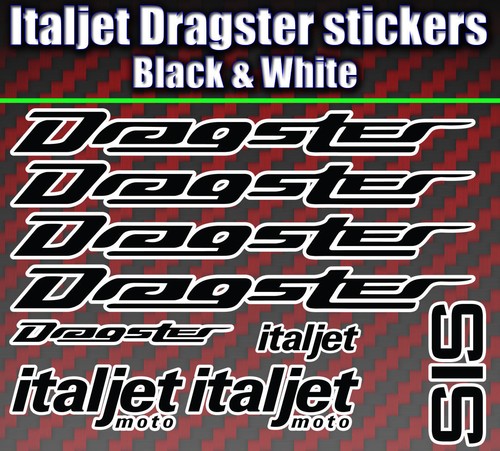Italjet dragster decals - italjet,