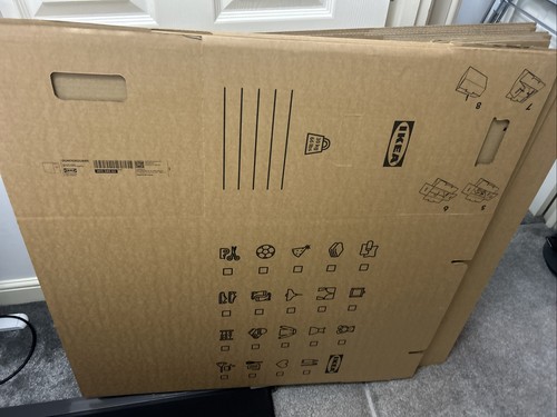 Ikea cardboard storage boxes - cardboard,