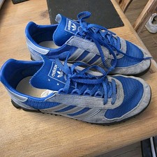Adidas Marathon 80 Mens Trainers Grey Blue Sneakers UK 8
