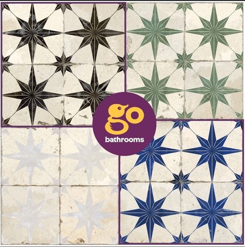 Vintage star tile - vintage,