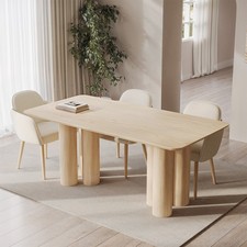 Large Oak Dining Table with
