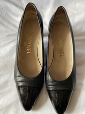 Chanel Vintage Black Leather