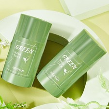 40g Green Tea Purifying Clay Stick Anti-Acne Deep Cleansing Control Mask M3R3