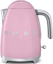 Smeg Pink Kettle KLF03PKUK Retro Style 1.7L 3Kw Stainless Steel