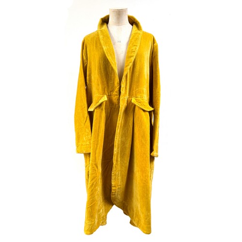 Crushed velvet duster coat - crushed,