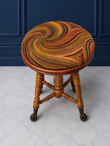 Adjustable swivel piano stool - adjustable,