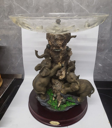 Elephants resin large heavy - elephants,