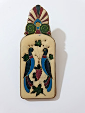 Vintage Cloisonné Brass