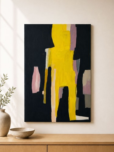 Large mid century - large, blue