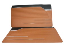2x Door Panels Brown / Black with Trims for BMW 1602-2002 E10