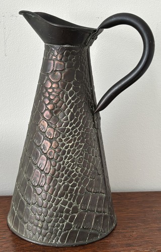 Antique copper jug 26cm - 26cm, by