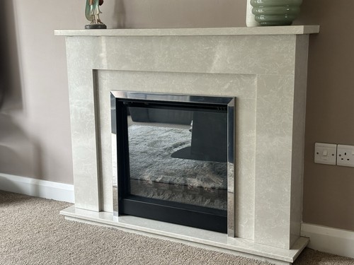 Fire place with - place,