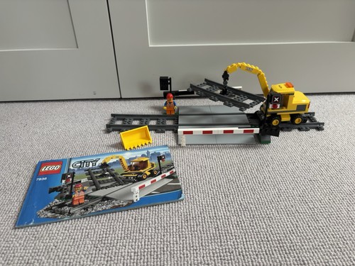 Lego city railway crossing - lego,