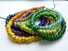 6/4MM CZECH GLASS LARGE HOLE