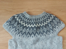 Luxurious Hand Knitted grey