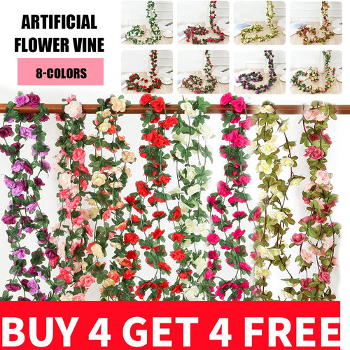 8ft artificial flower silk - 8ft,
