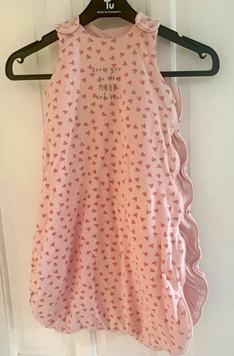 Pink baby girl - pink, sleeping