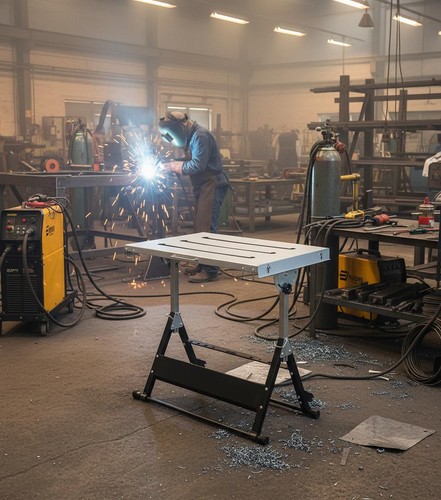 Folding welding table duty - welding,