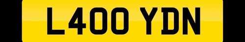 Private number plate - number, n