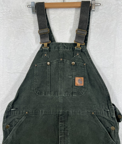Vintage carhartt green - vintage, bib