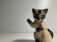 Vintage Porcelain Goebel Siamese Cat Figure 