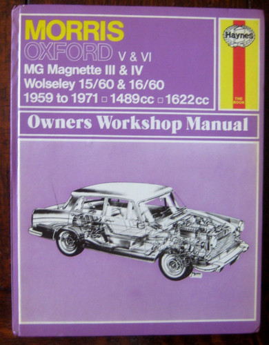 Morris oxford magnette - morris, mg