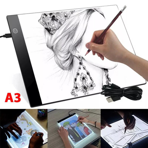 Led drawing pad - drawing, light