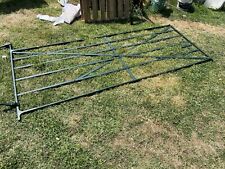 Large Metal Cast Iron Gate 270cm x 130cm Green Painted