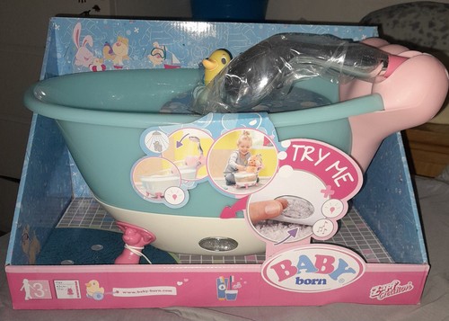 Baby born doll bath - doll, with