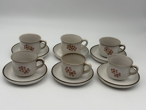 Denby gypsy tea cups - 6, and