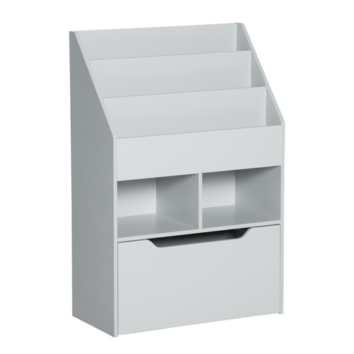 Homcom kids bookshelf toy - toy, box