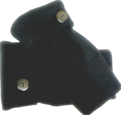 Fingerless gloves black 100 - fingerless,