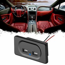 Blue LED 3.1A Dual USB Car ATV