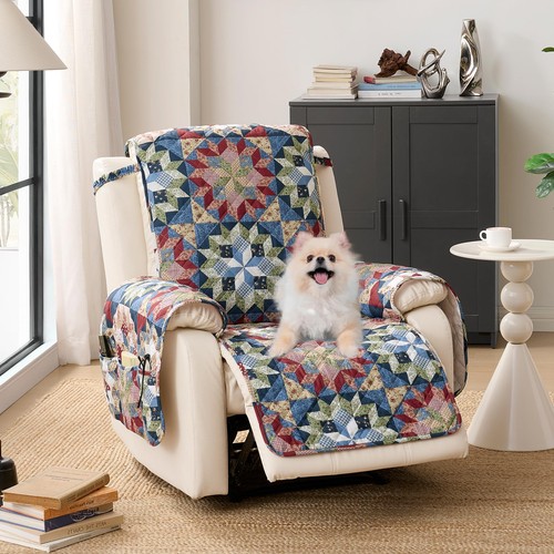 Patchwork printed recliner - patchwork,